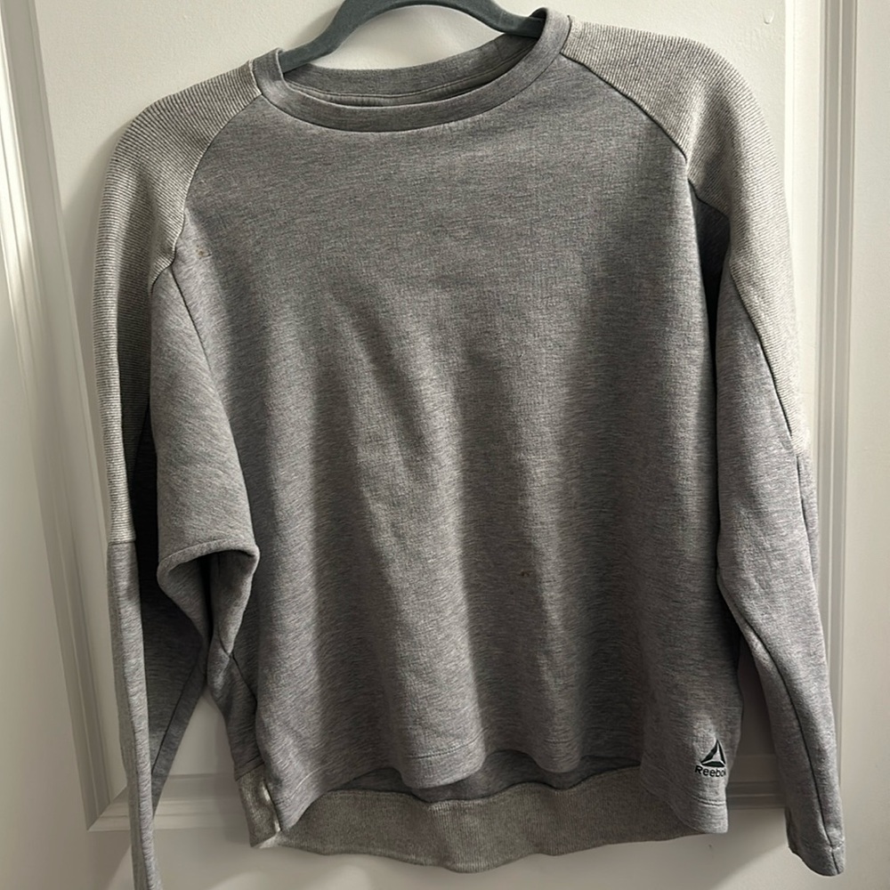 Reebok, Grey Sweatshirt, Womens XS, Used
